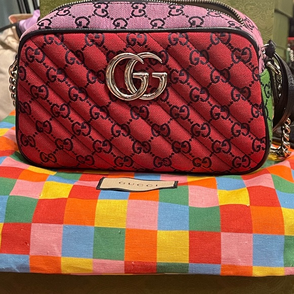 Pre-owned Gucci GG Marmont shoulder bag Multicolor - Picture 1 of 3